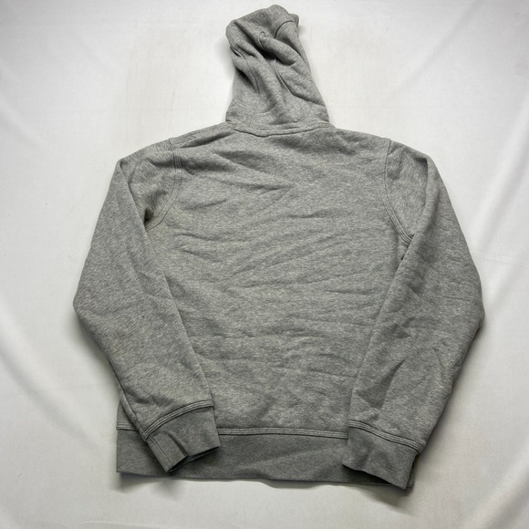 Nike Hoodie Men Small Heather Gray Cotton Fleece Lined Kangaroo Pockets Pullover - Picture 11 of 16